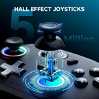 ECHTPower PC Gaming Controller–Wireless para PC con Hall-Effect Joysticks, 1000Hz Polling Rate, No Drift, Turbo & Vibration, compatible con Windows/interruptor/iOS/Android/Steam –Place & Charge Dock