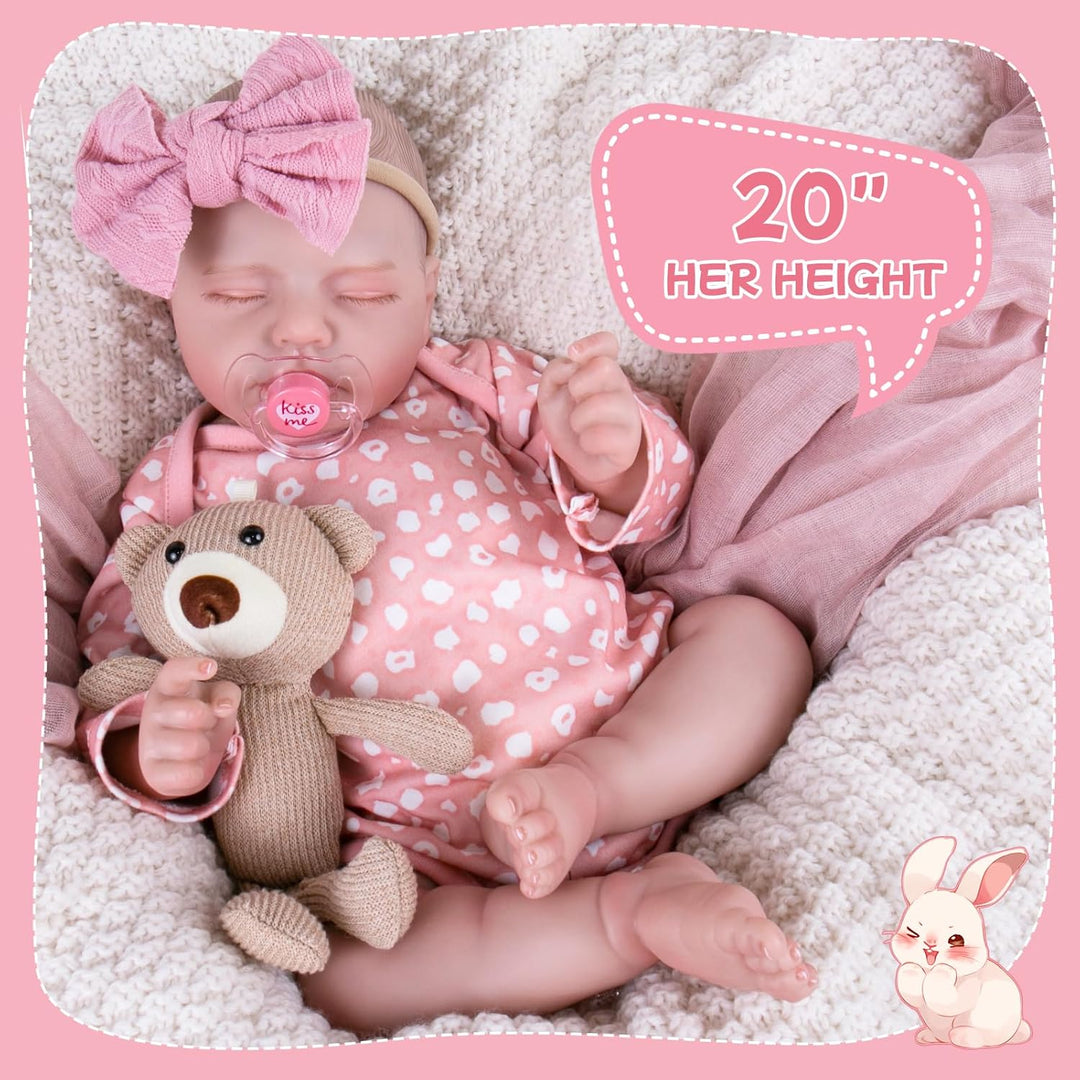 Aori Muñeca de bebé realista Reborn \u2013 Niña recién nacida reali...