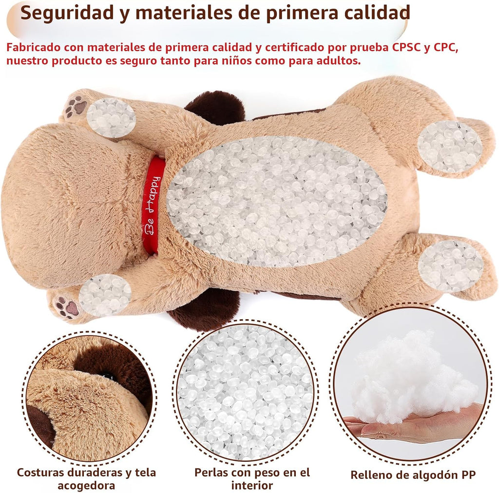 meowtastic Peluche con Peso para Perro, Almohada Plush para Niños