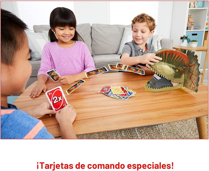 Mattel Games UNO Attack Jurassic World Domination Juego de Cartas p...