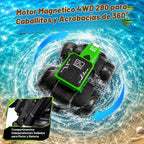 1:14 Amphibious Farm RC Tractor, 2.4GHz 4WD Off-Road Waterproof Stunt Car