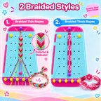 Wolfbird Kit de fabricación de pulseras de la amistad para niños de 8 a 12 años, para hacer pulseras y manualidades, regalo de cumpleaños