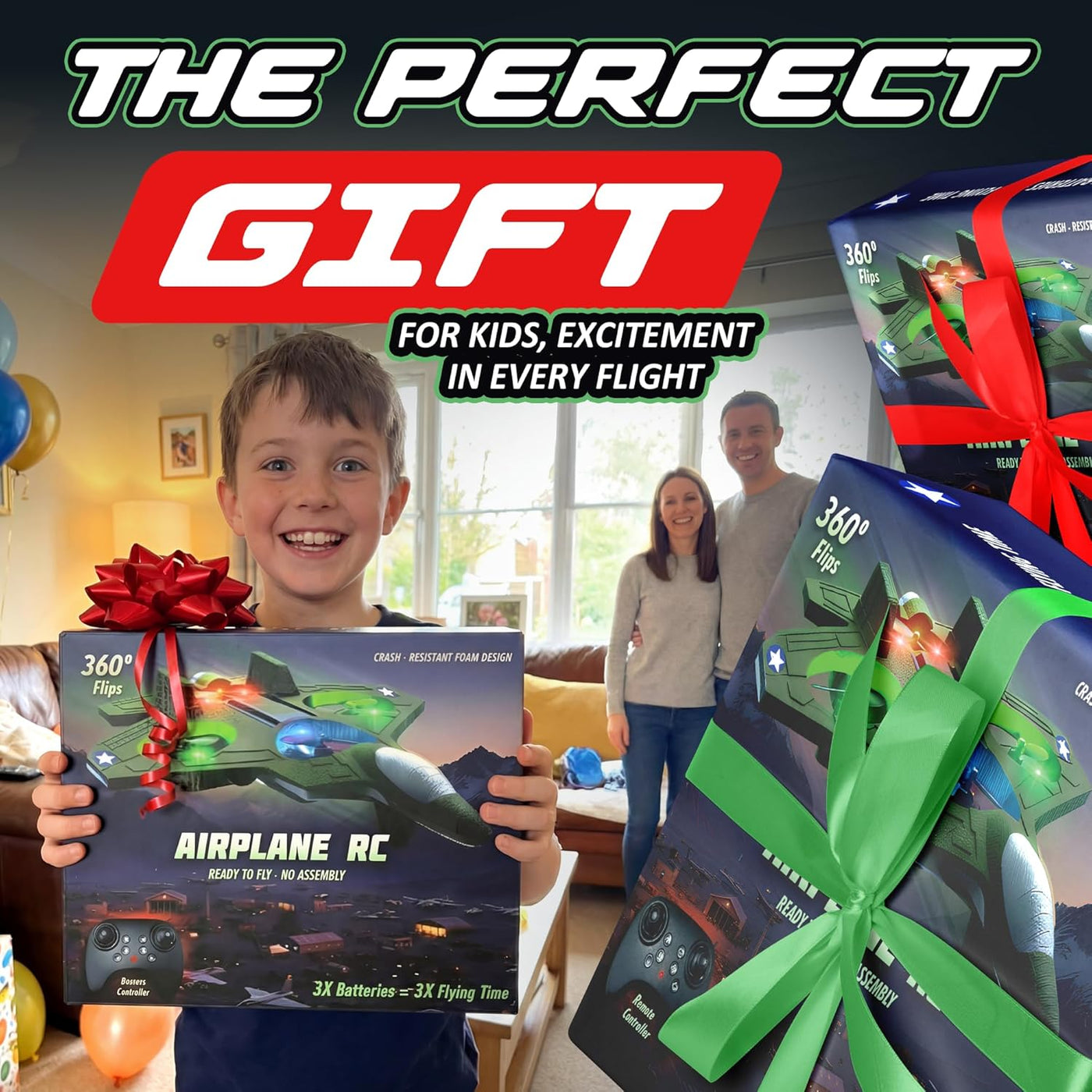 Avión de acrobacias RC Nutty Toys para niños y adultos - Vida de ba...