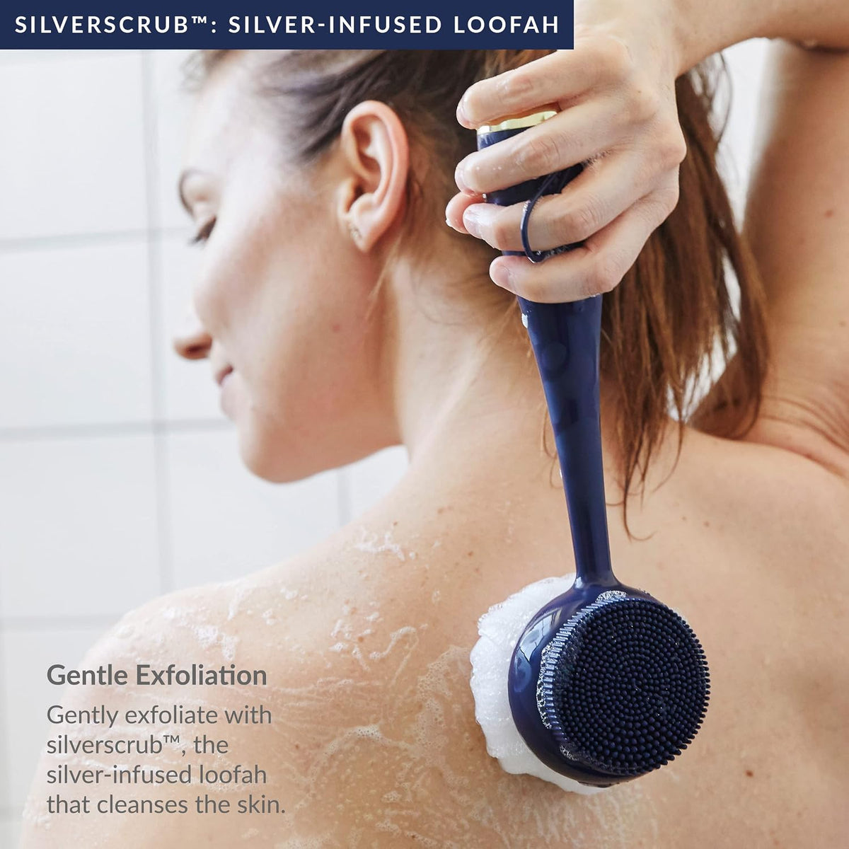 PMD Beauty Clean Body - Dispositivo Eléctrico Inteligente de Limpieza con Cepillo de Silicona y Tres Accesorios Intercambiables para Limpiar, Exfoliar y Masajear el Cuerpo