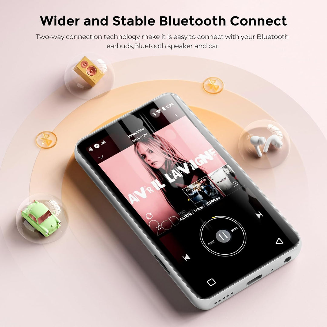 Innioasis Reproductor de MP3 con Bluetooth y WiFi, reproductor MP3...