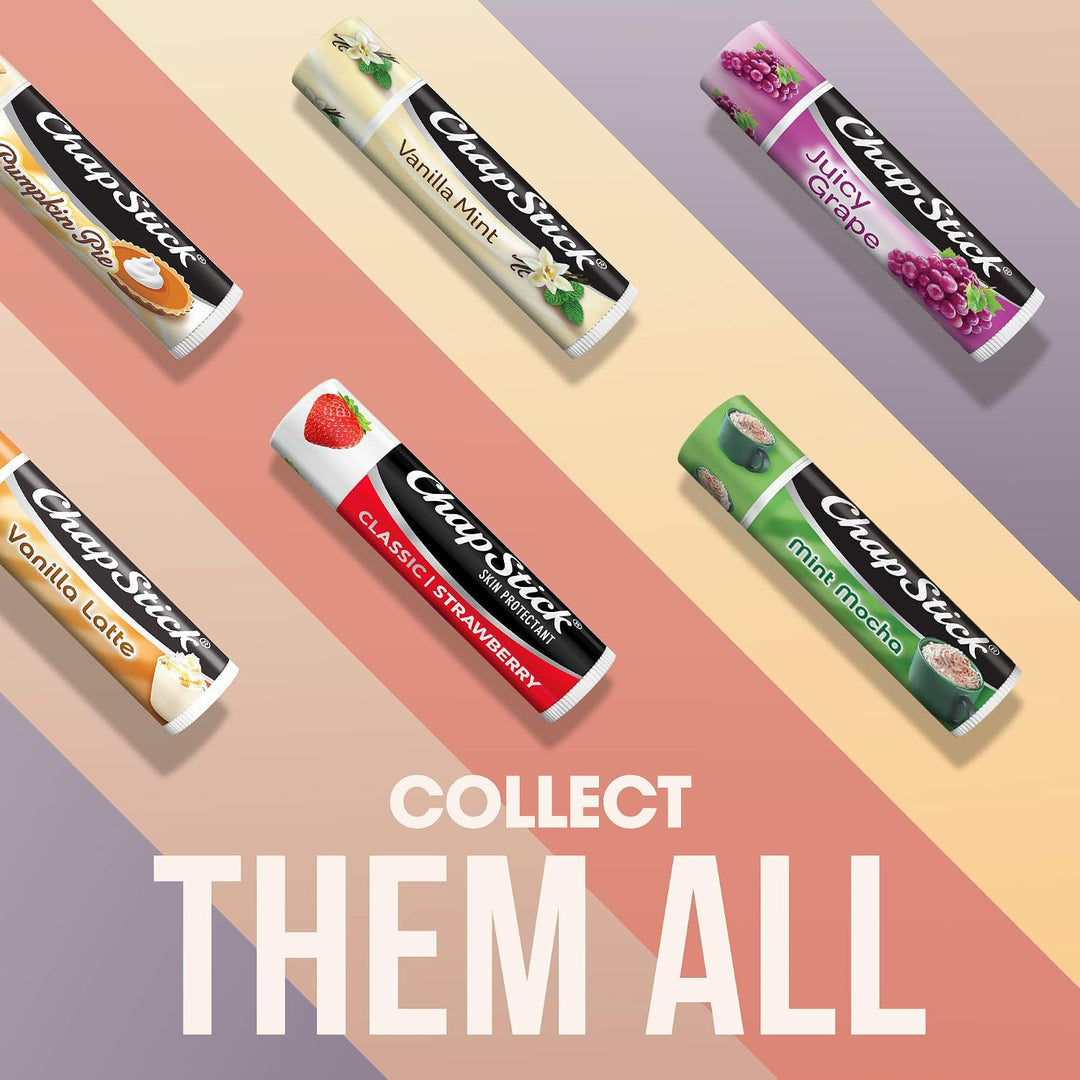 ChapStick Hidratante de labios, fresa clásica, paquetes de 3 (12 ju...
