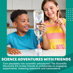 4M Kit de descubrimiento científico para niños de 8 a 12 años – Más de 50 experimentos STEM en física, química, magnetismo y ciencia de burbujas, construye un reloj de limón, volcán, corredor