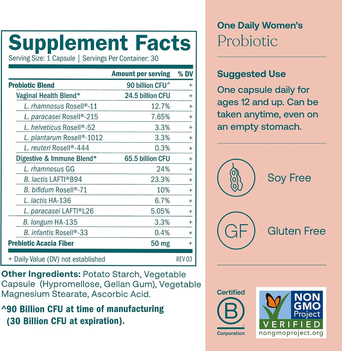 True Grace One Daily Multivitamínico para mujer 40+ (30 tabletas ve...