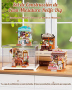 Rolife Sweetie's Donut Shop Kit de casa en miniatura para bricolaje