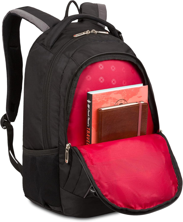 SwissGear 1186 Travel Gear - Mochila elástica ligera, Negro\/Gris,...