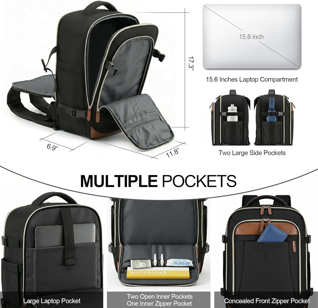 TILYMOL Travel Backpack for Women &amp; Men - 15.6 inch Laptop Bag...