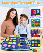 Busy Board Montessori Juguetes para niños pequeños, regalo de