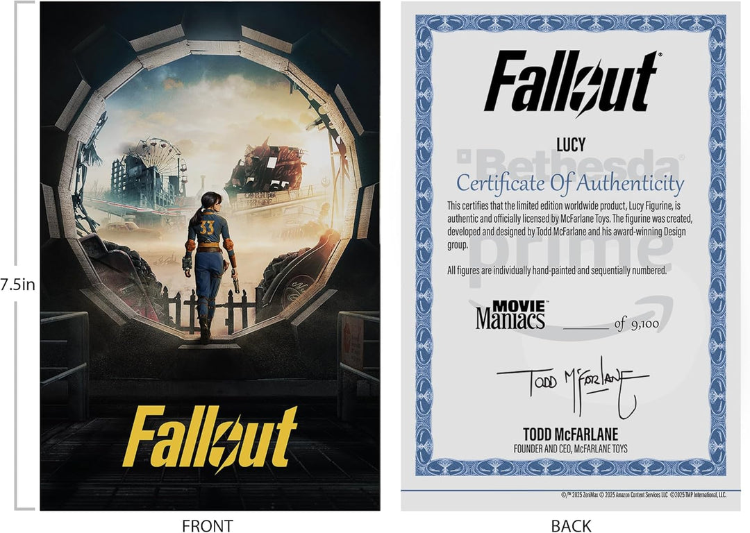 McFarlane Toys - Fallout Lucy Figura Posicionada de 6