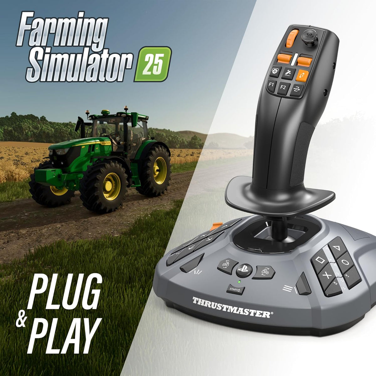 Thrustmaster SimTask FarmStick - Joystick Multifunción - PS5 y PC