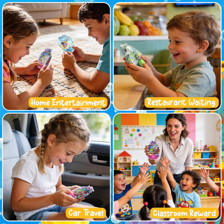 Cleboen Paquete de 12 juegos de agua de mano para niños, juegos de...