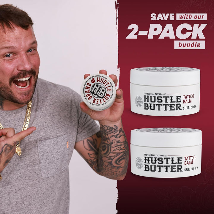 Hustle Butter Deluxe Mantequilla de tatuaje para antes, durante y d...