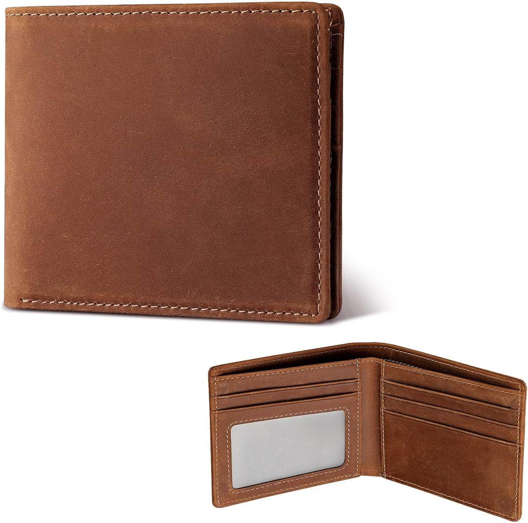 LnxLtw Cartera delgada con bloqueo RFID para hombre, diseño de bols...