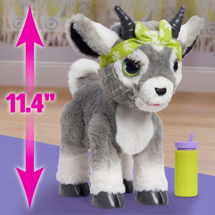 FurReal Daisy the Yoga Goat - Juguete interactivo de felpa