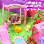 Pet Sensory Bin, Dog & Cat Sand Box Play Sand Kit, Sensory Toys