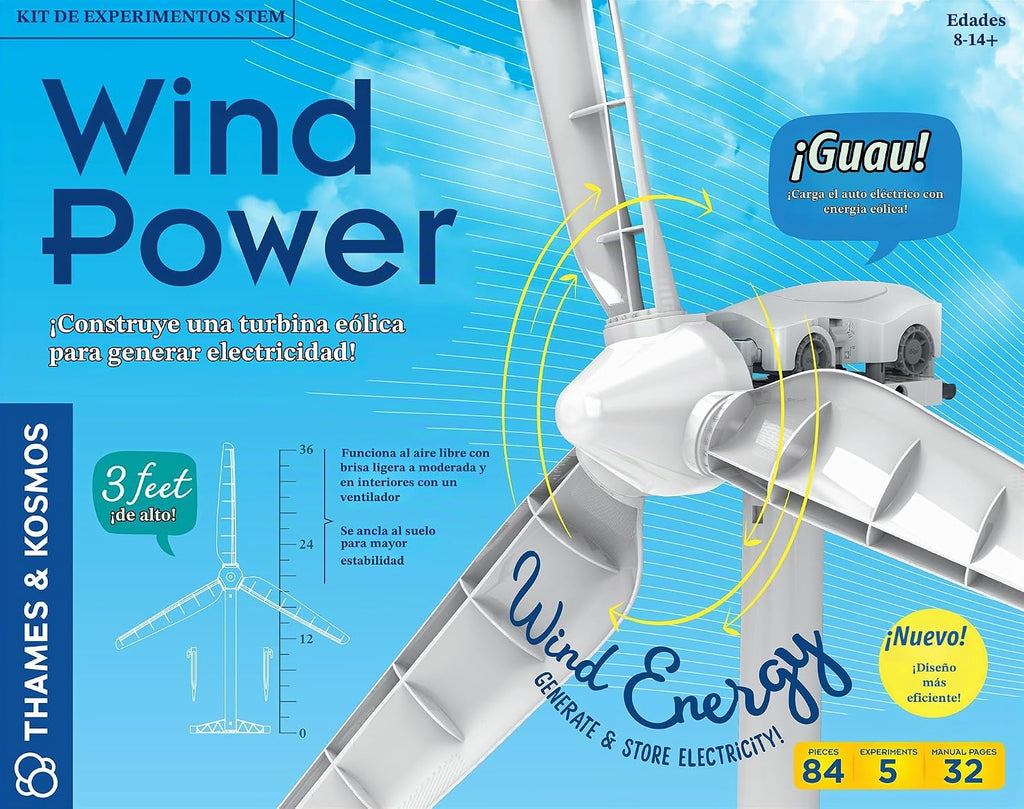 Thames & Kosmos Wind Power (v5.0) | Set de energía sostenible