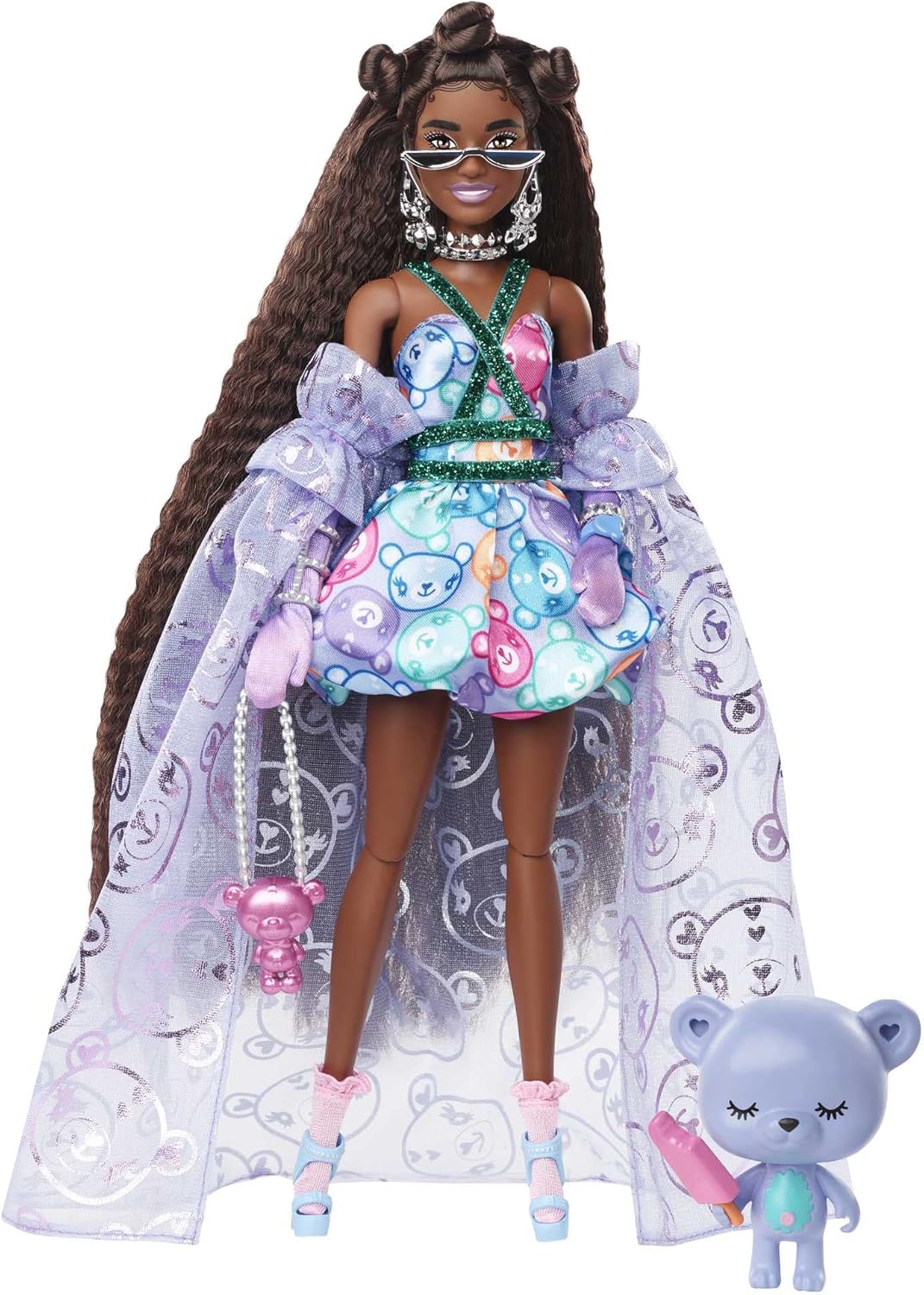 Barbie Muñeca y accesorios de moda extra elegantes vestidos con un...