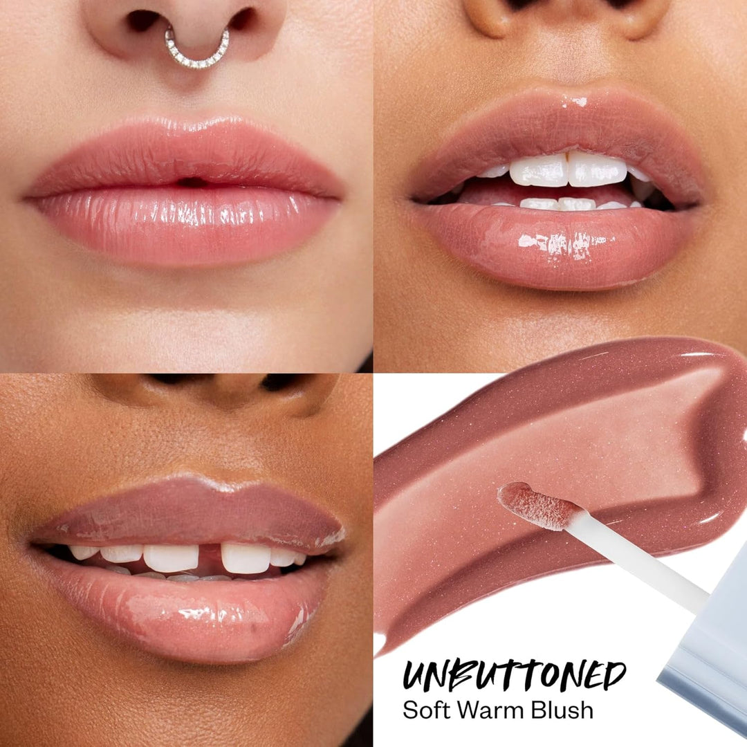 Kosas Wet Lip Oil Gloss - Tratamiento hidratante para dar volumen a...