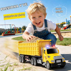 Paquete de 4 camiones de construcción de gran tamaño para niños de