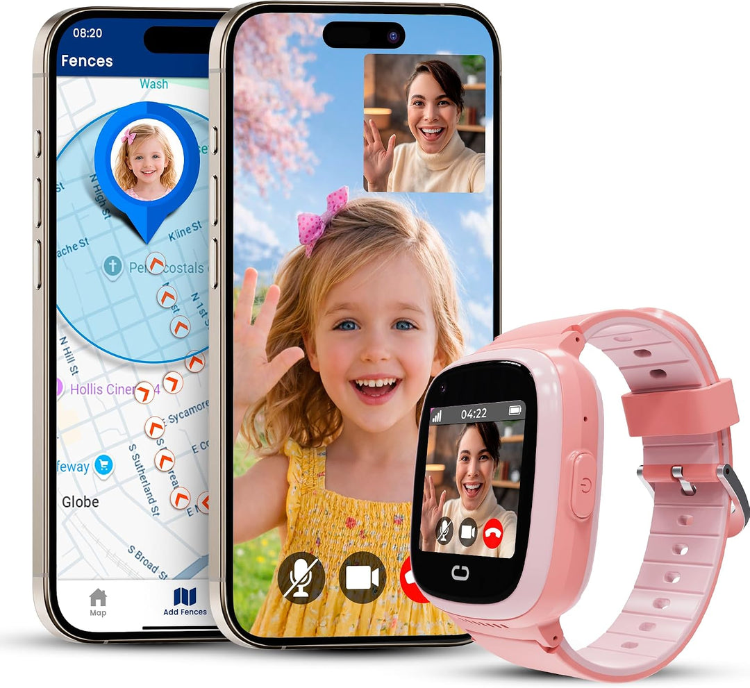 Reloj para niños con localizador GPS, llamadas bidireccionales, seg...