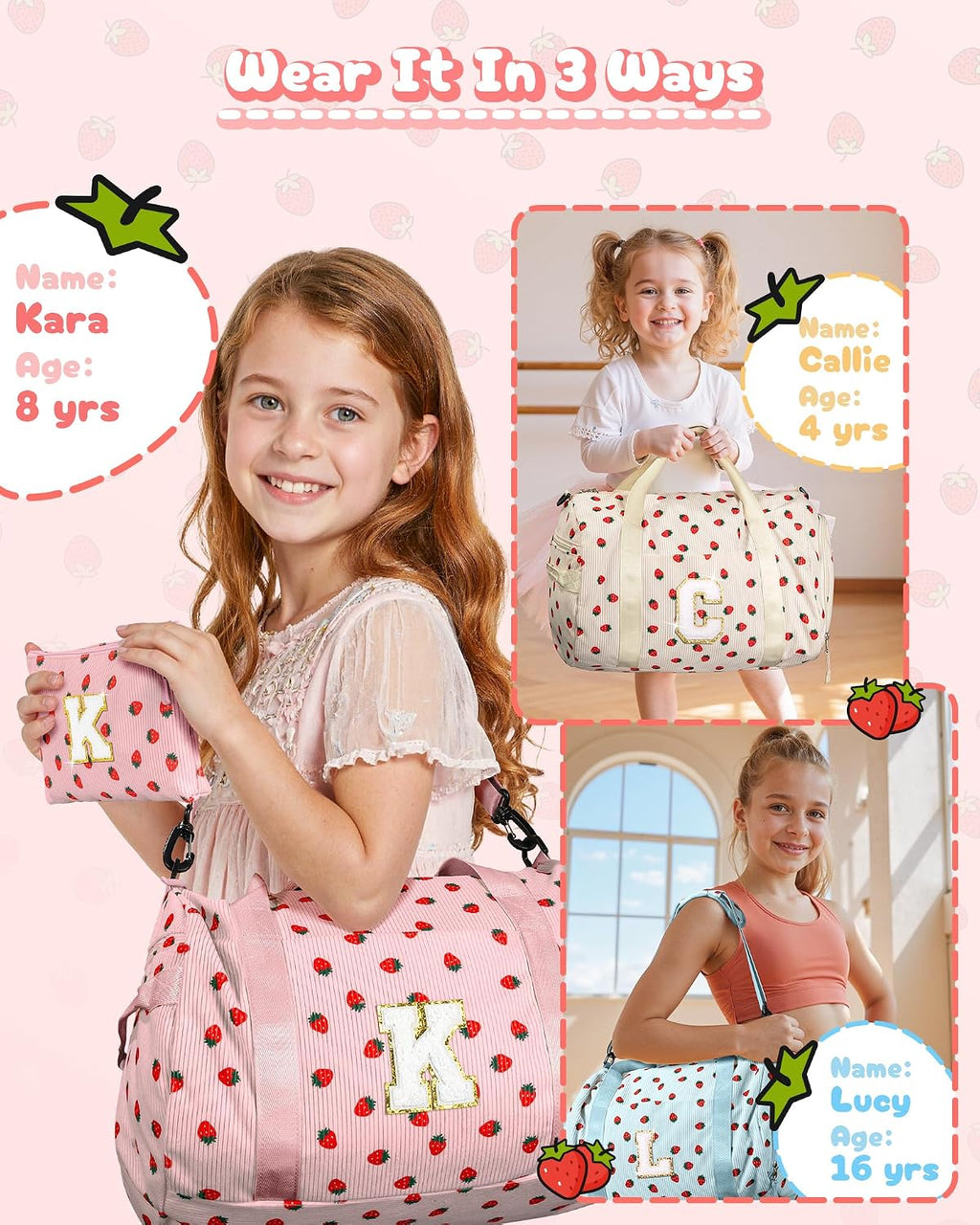 5, 6, 7, 8, 9, 10 años, regalos para niñas, bolsa de gimnasio