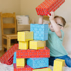 Melissa & Doug Bloques de construcción de cartón extra grueso