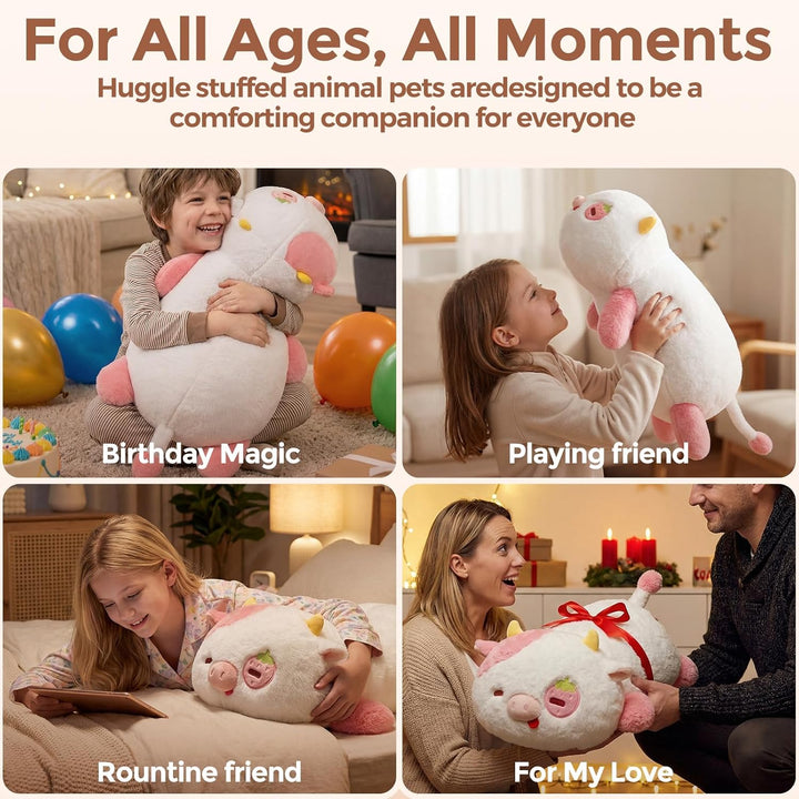 Animales de peluche con peso de 4.0 libras \u2013 Peluche de vaca f...