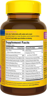 Nature Made Multivitamínico para mujeres 50+ sin hierro, multivitam...