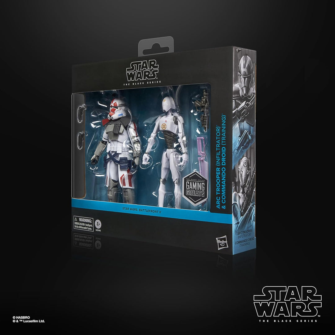 STAR WARS The Black Series ARC Trooper (Infiltrator) y Commando Dro...