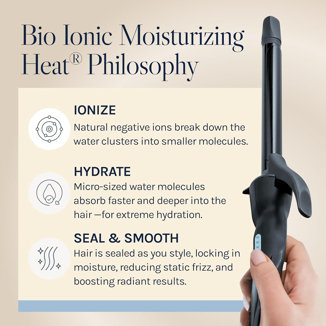 Bio Ionic Rizador de Cilindro Largo, Rizador de Pelo con Tecnología...