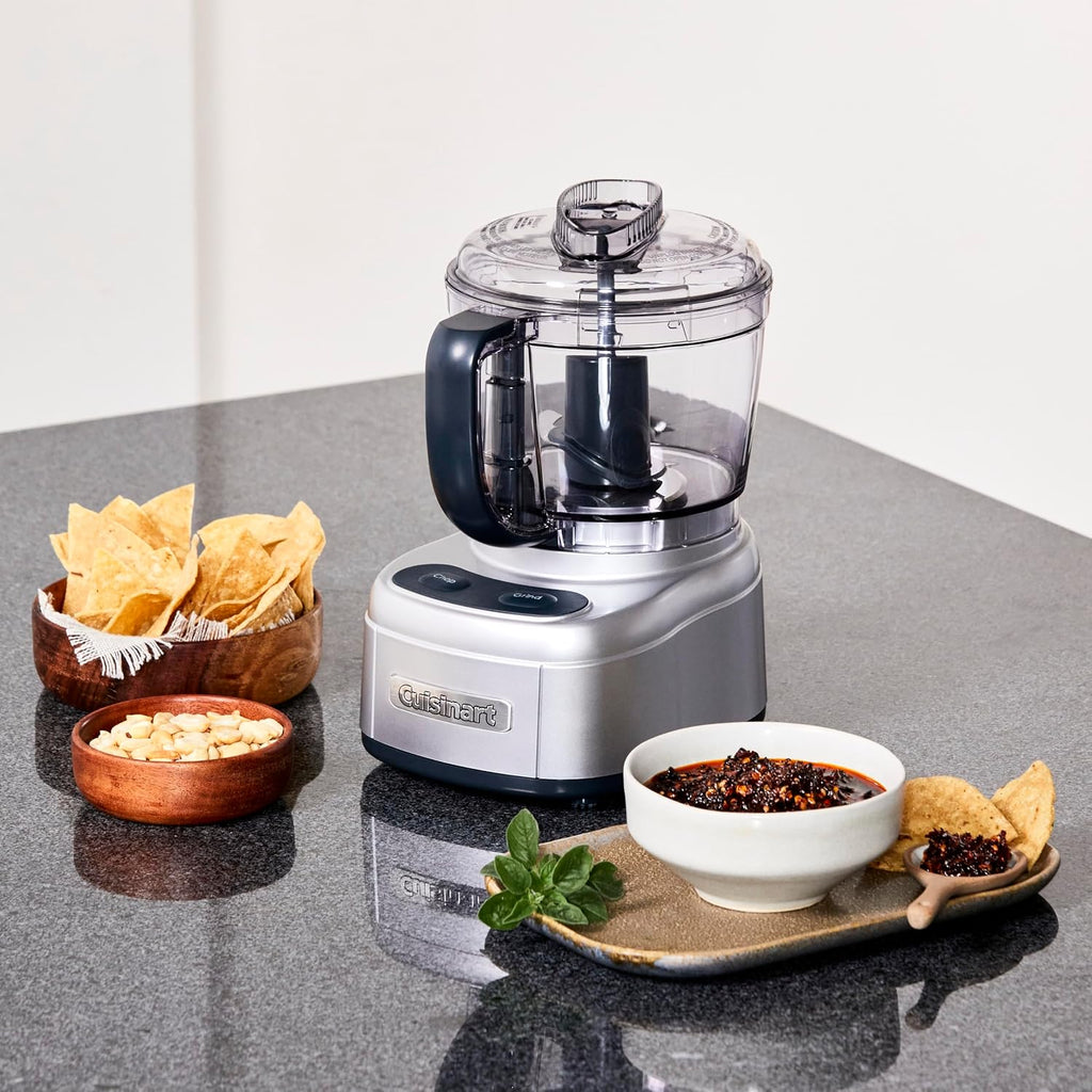Cuisinart - Procesador de alimentos pequeño, cuchilla inteligente de inversión automática, 4 tazas