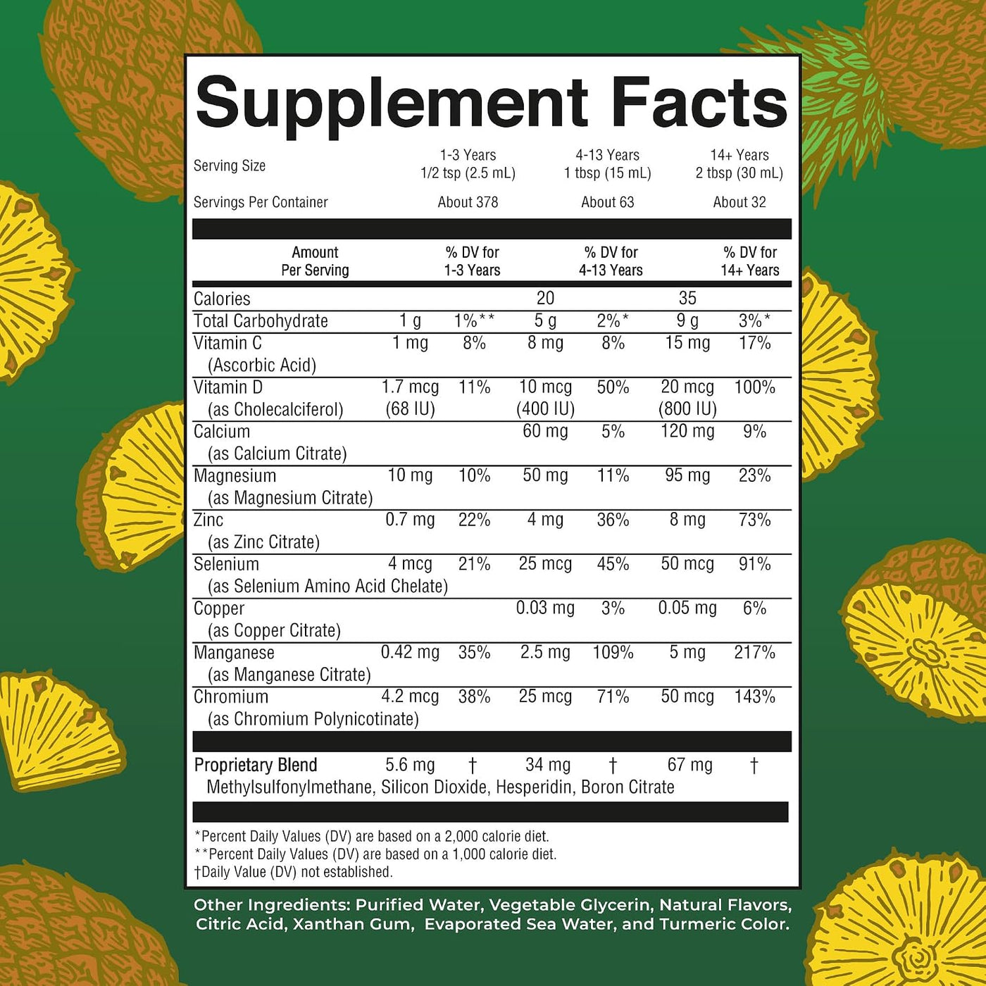 MARYRUTH'S Multivitamínico líquido matutino (fresa) y multimine...