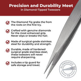 World's Best Tweezers Pinzas de punta de diamante para uso prof...