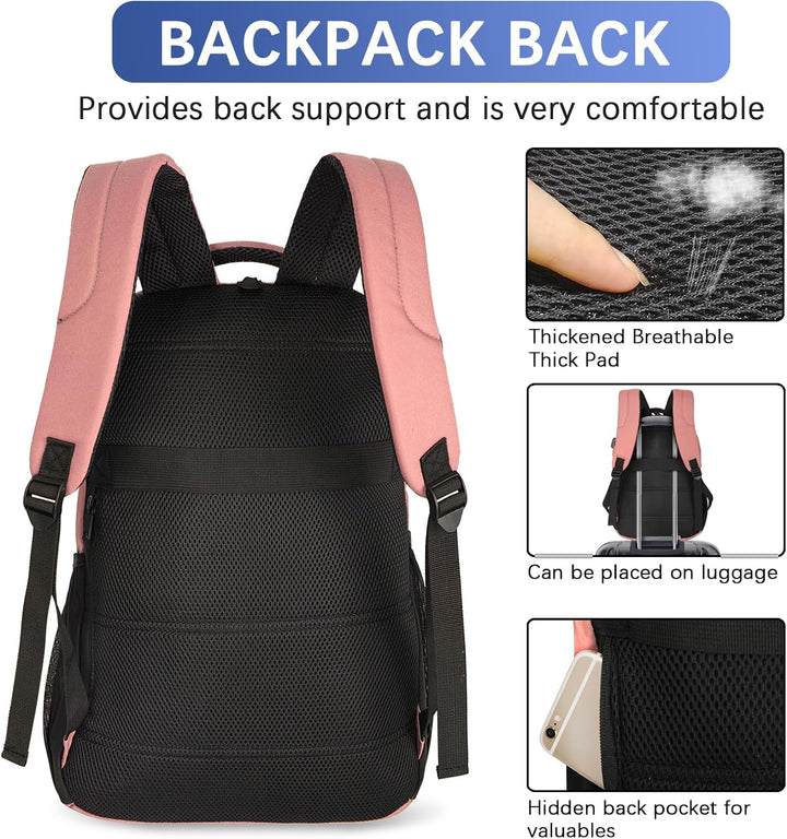 LARIPOP Mochila extra grande, mochila para laptop de negocios de 17...