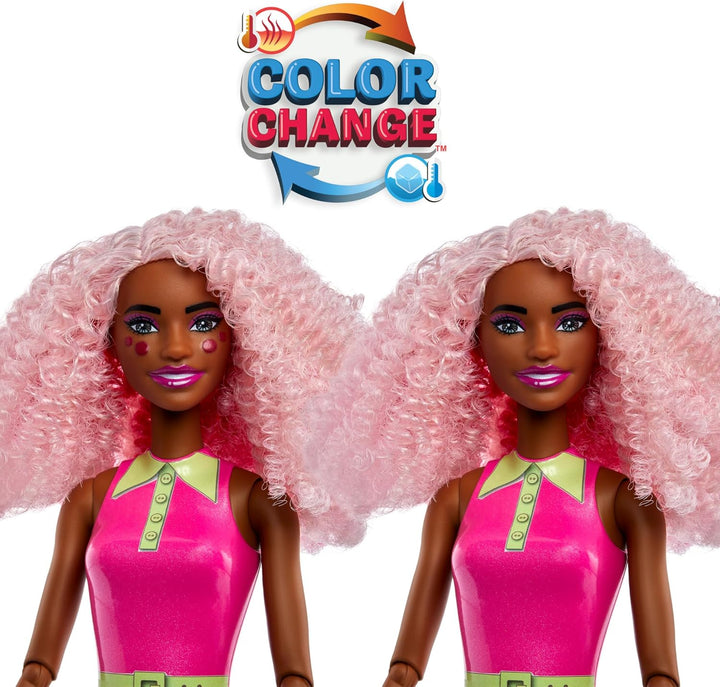 Muñeca Barbie Pop Reveal y accesorios, serie Bubble Tea con mascota...