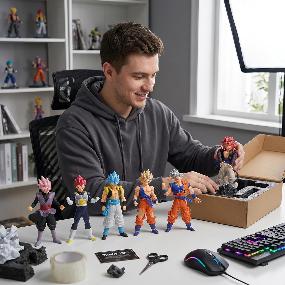 YXCTZKVX Figuras de acción de anime de PVC