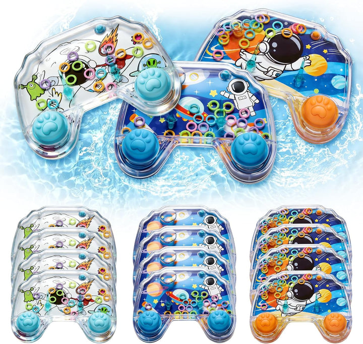 Cleboen Paquete de 12 juegos de agua de mano para niños, juegos de...