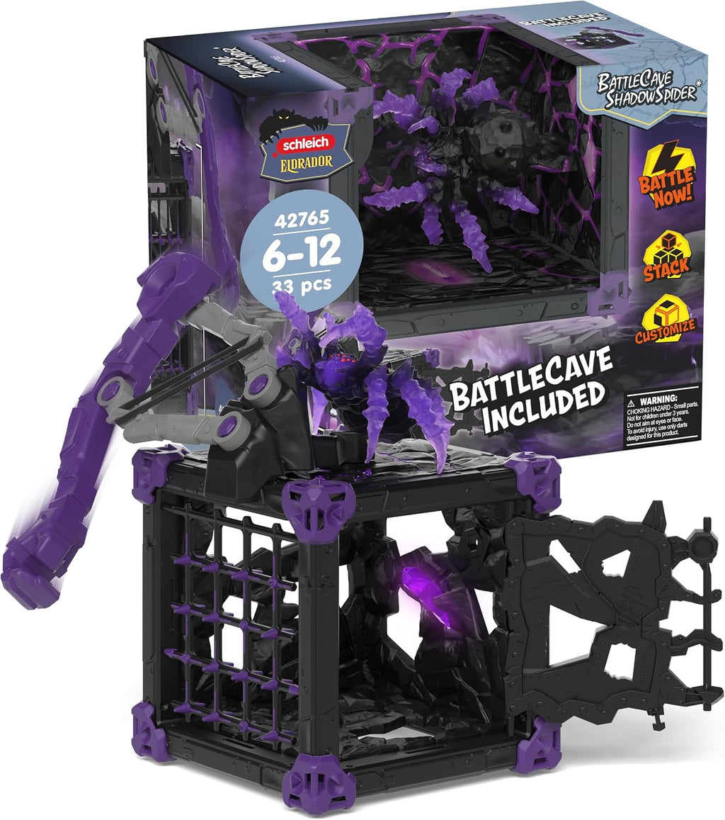 Schleich Eldrador 42765 - Juego de 33 piezas de araña de la sombra de