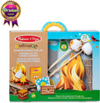 Melissa & Doug: set de juego de fogata S’mores con comida