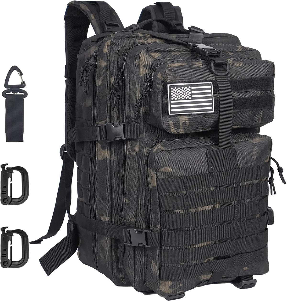 Oraynn Mochila táctica militar grande de 50 litros Molle Army Assau...