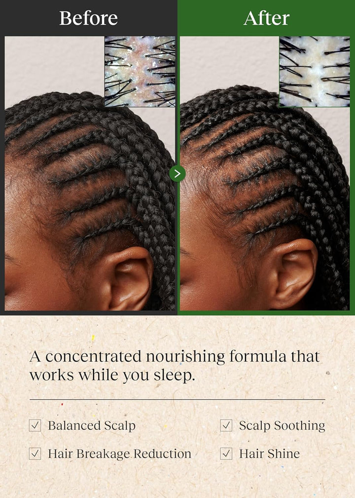 Bephor Braid Rev Scalp - Bálsamo de aceite para dormir, tratamiento...