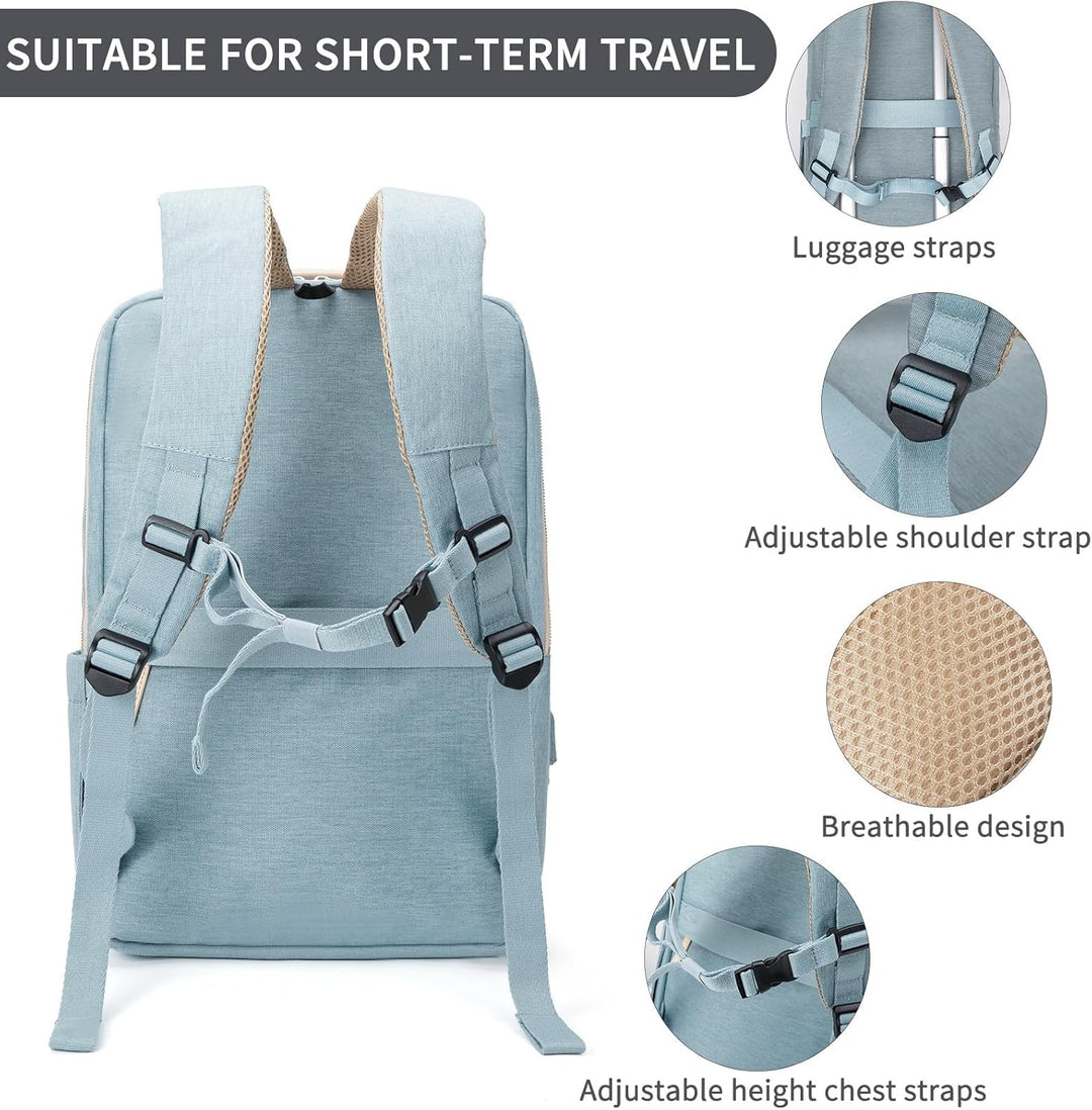 Nobleman - Mochila para portátil de viaje para hombres, resistente...