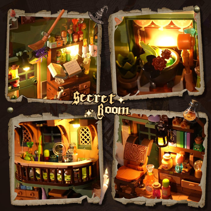 Magic Potion House Booknook - Juego de construcción con