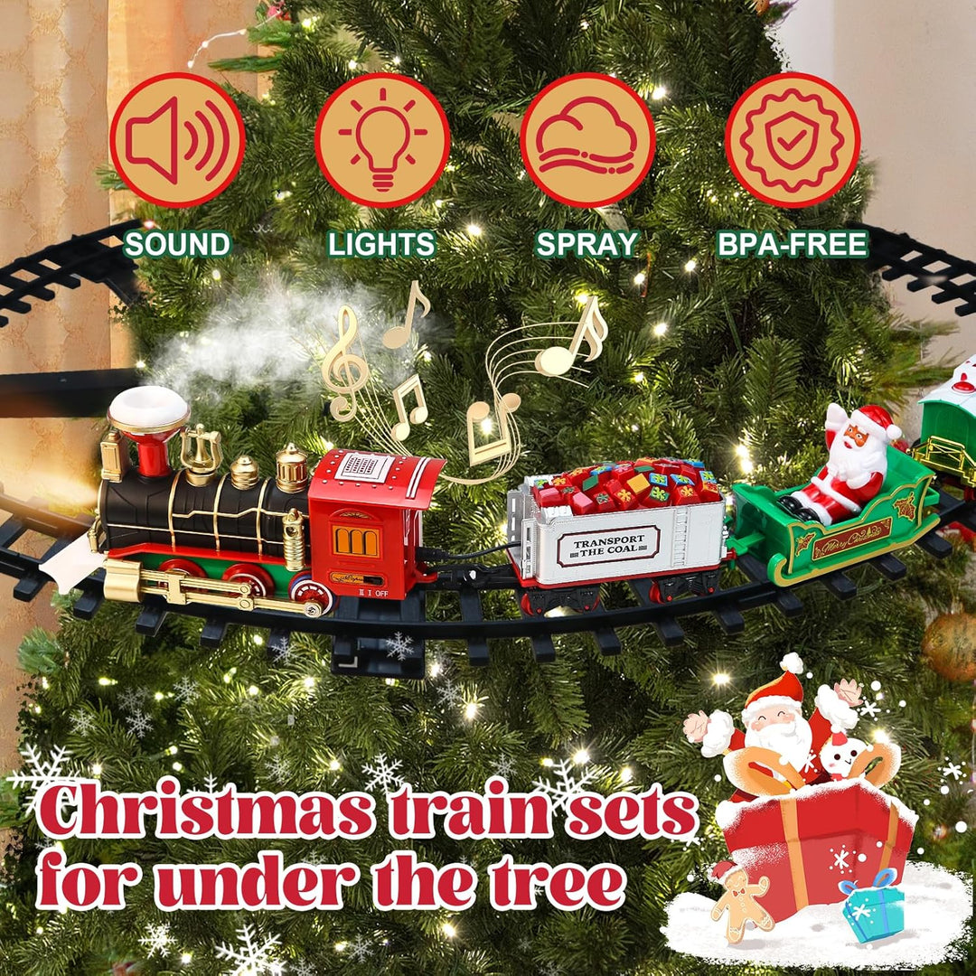 Juego de tren de Navidad Juguetes de tren colgante