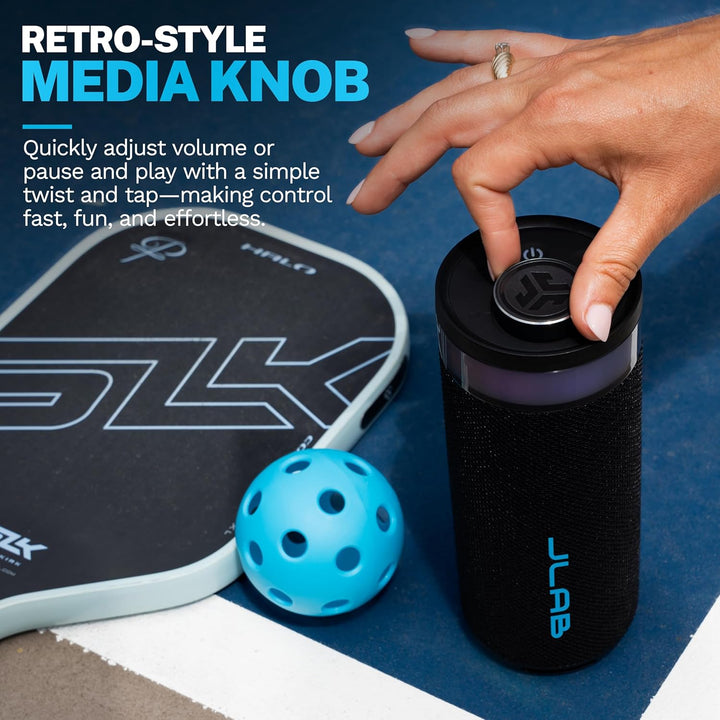 JLab Go Party - Altavoz Bluetooth portátil, color negro medianoche,...