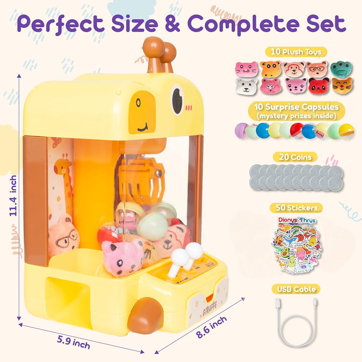 Máquina de garras para niños, mini juego de arcade, máquina expende...